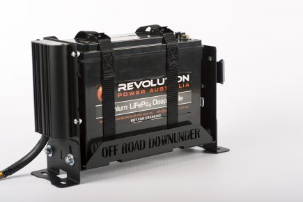 Universal Slimline Battery Tray (behind rear seat option) SKU: BTSL60-UNI