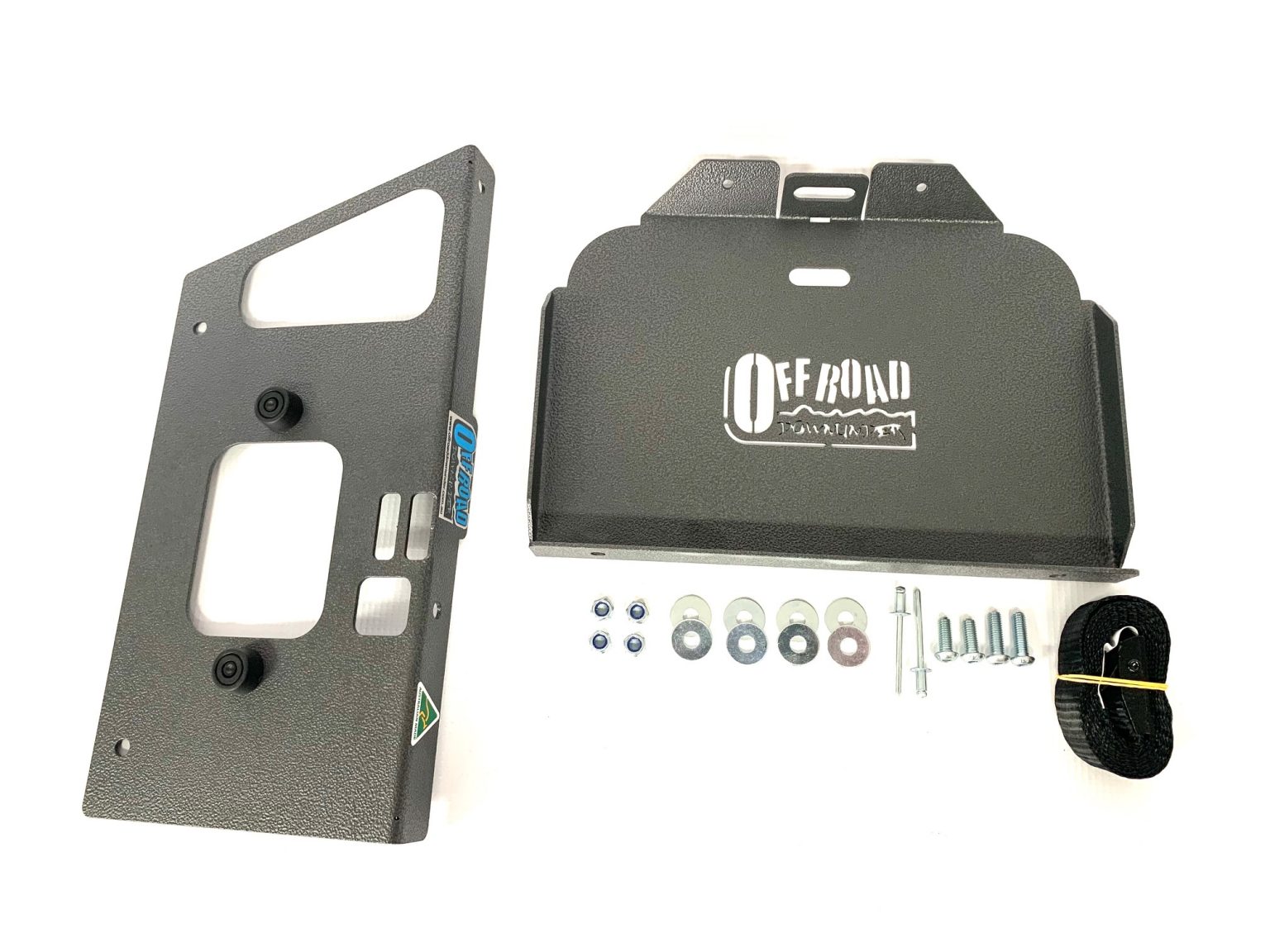 Powdercoat Dual Battery Tray suits LITHIUM battery in Ford PX PX2 PX3