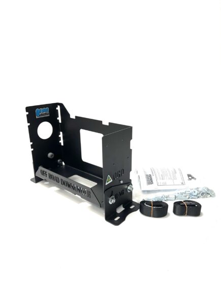 Universal Slimline Battery Tray to suit Ford Next Gen Ranger and Raptor (behind rear seat option) SKU: BTSL60-UNI-NG