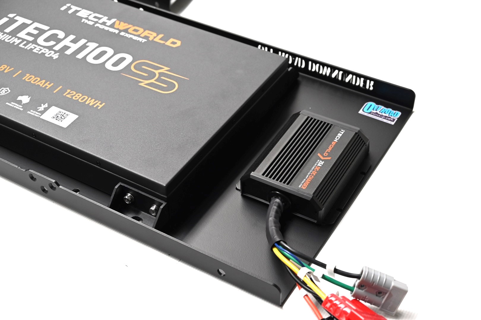 ORD Battery mounting bracket: Behind rear seat 79 series Toyota LandCruiser (SKU: ORD79-BRSMPLATE-V2) - Image 14