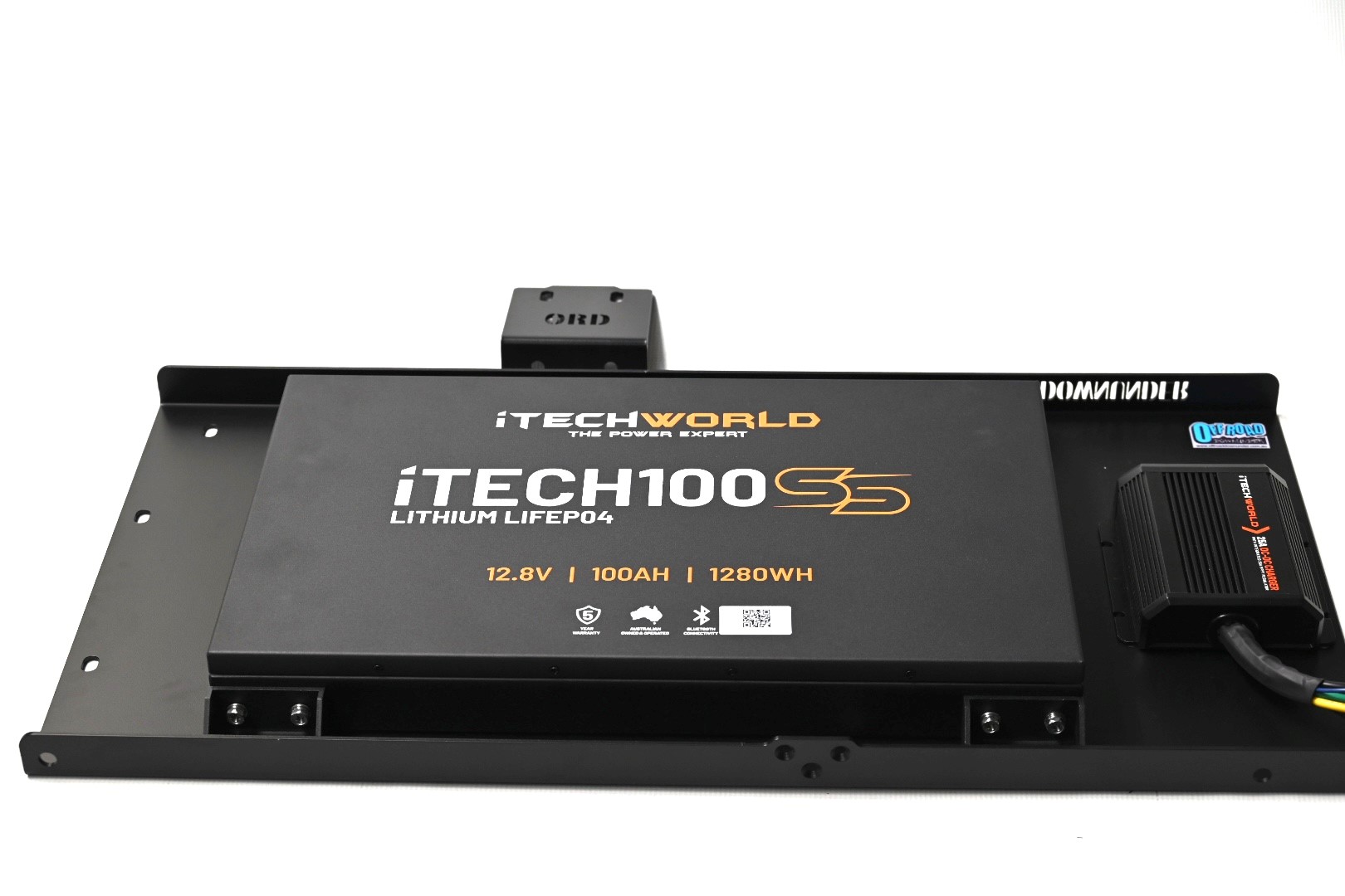 ORD Battery mounting bracket: Behind rear seat 79 series Toyota LandCruiser (SKU: ORD79-BRSMPLATE-V2) - Image 16