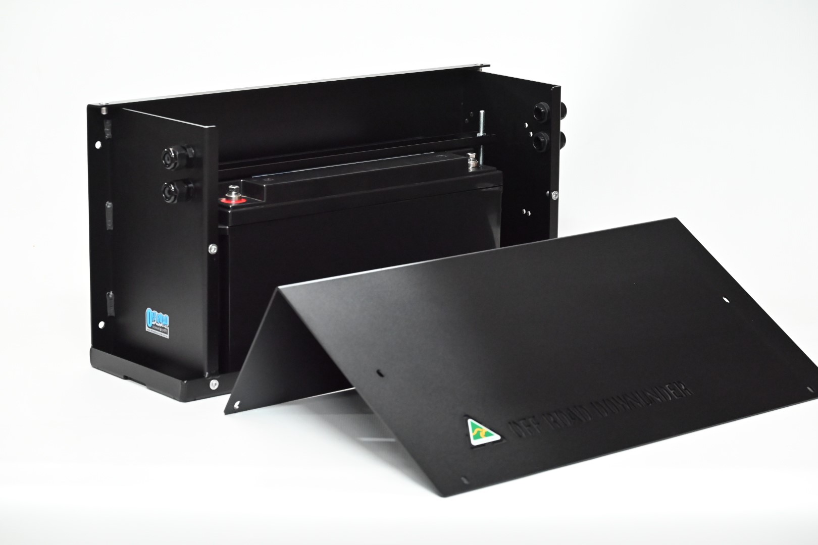 ORD Premium Battery Box : Alloy / Powder-coat (SKU: ORD-BBOX200) suits 200ah + size batteries