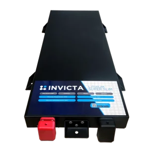 Invicta 12V 105Ah 'Super Slim' Lithium Battery with Bluetooth SKU: SNLSS12V105BT